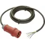 AS SCHWABE 70970 Schuko to Open End Power Cable H05VV-F 3G1.5 5m Black