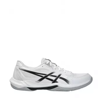 ASICS Men's Gel-Rocket 12 Indoor Court Shoes White/Classic Red Size 40