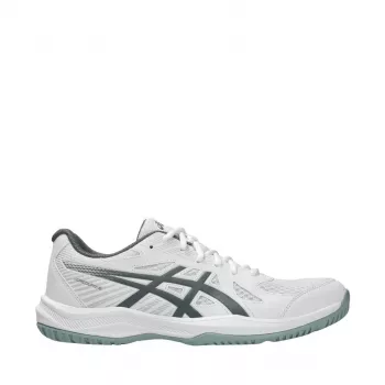 ASICS Upcourt 6 Men's Volleyball Shoes White Deep Ocean 1071A104 Size 44.5