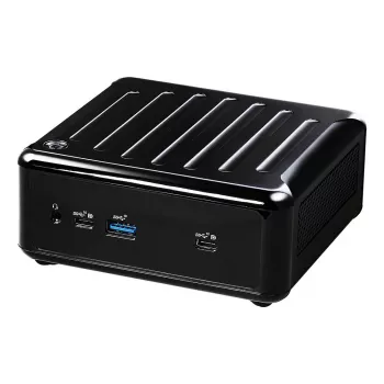 ASRock 4x4 BOX-4800U Barebone Mini PC, AMD Ryzen 7 4800U, 2x DDR4 SO-DIMM, 2x 2.5GbE, Wi-Fi 6, Black