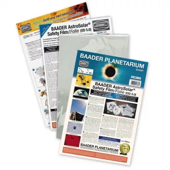 AstroSolar Safety Film OD 5.0, 20.5x29 cm Solar Filter Sheet