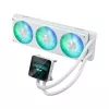 ASUS Prime LC II 360 ARGB LCD White Edition - 360mm AIO Liquid CPU Cooler with 3.5 inch LCD, 3x120mm ARGB Fans, Copper Base, for AM4/AM5/LGA1700/LGA1851