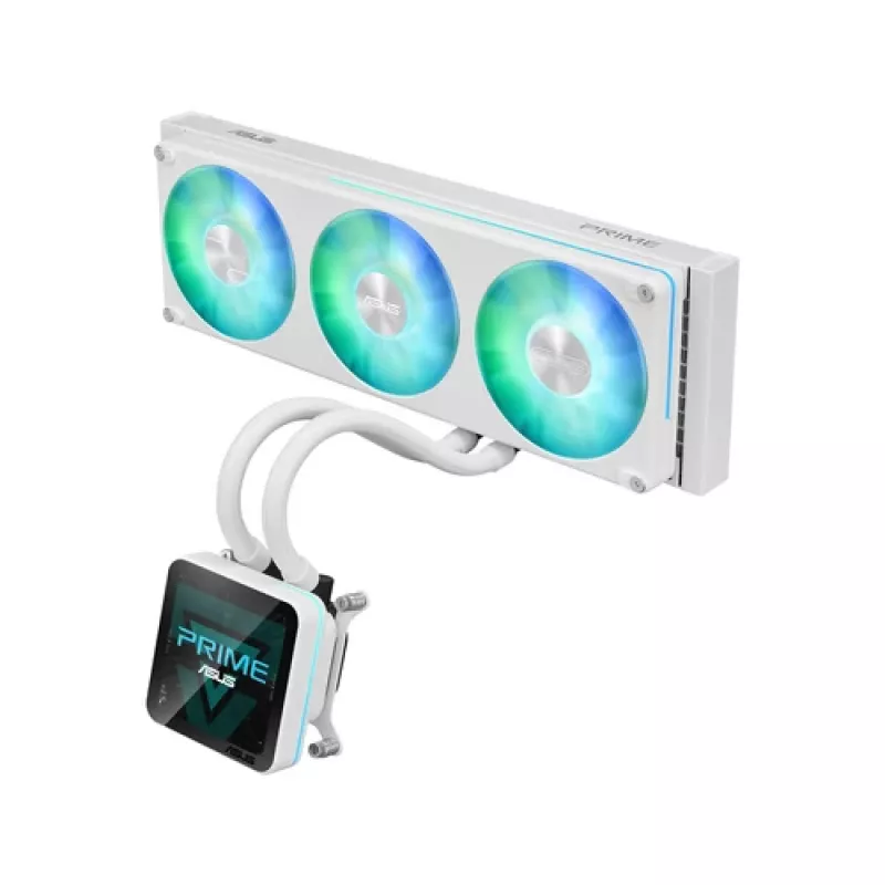 ASUS Prime SLC II 360 ARGB LCD White Edition AIO Liquid CPU Cooler