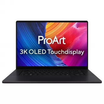 ASUS ProArt P16 H7606WP-SR271W Laptop, 16 inch 3K OLED Touch 120Hz, AMD Ryzen AI 9 HX 370, 32GB LPDDR5x, 1TB SSD, GeForce RTX 5070 8GB, Windows 11 Home, German QWERTZ keyboard