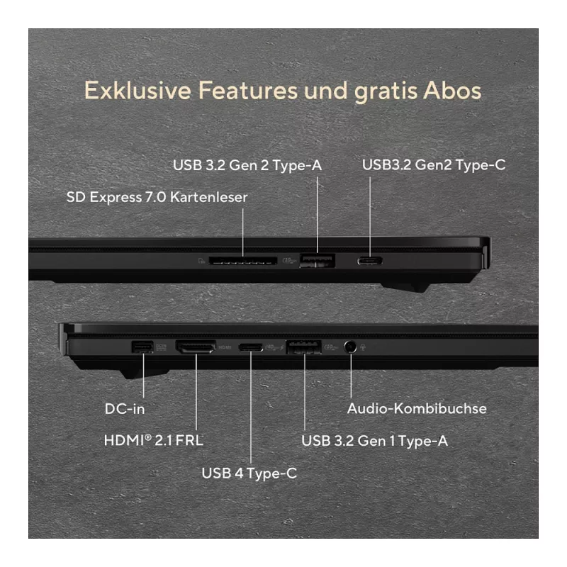 ASUS ProArt P16 (H7606WW-SE002X) AI Laptop, 16 inch 4K OLED, Ryzen AI 9 HX 370, 64GB RAM, 2TB SSD, RTX 5080, Windows 11 Pro
