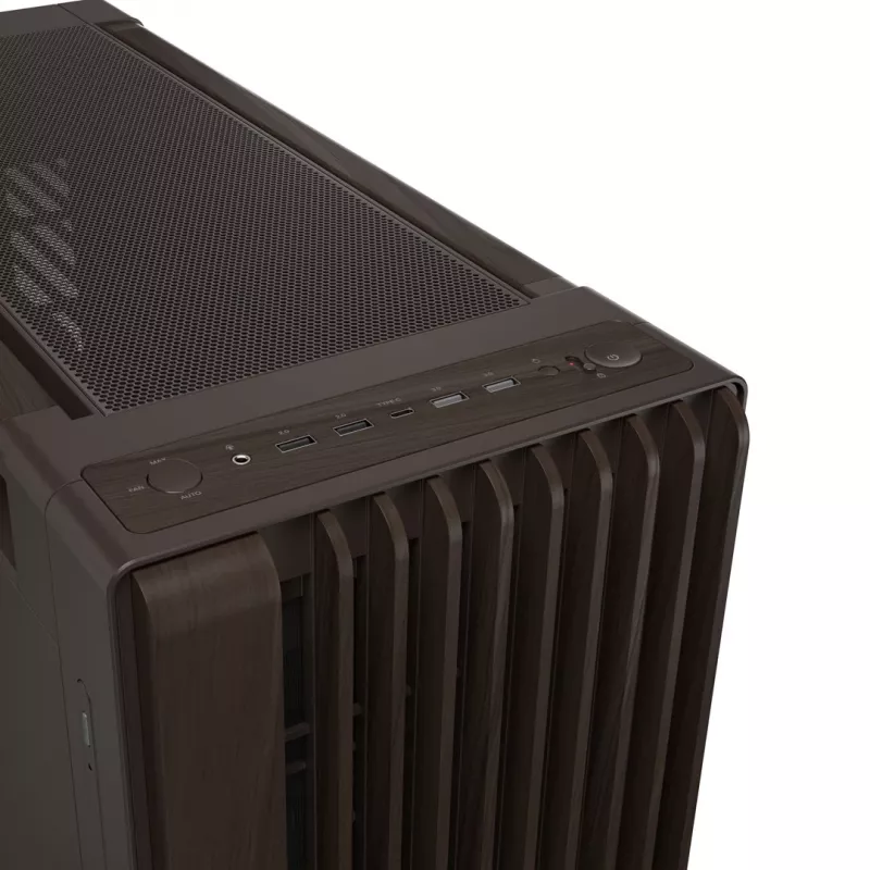 ASUS ProArt PA602 Wood Edition Retro Brown - Metal Panel Midi Tower