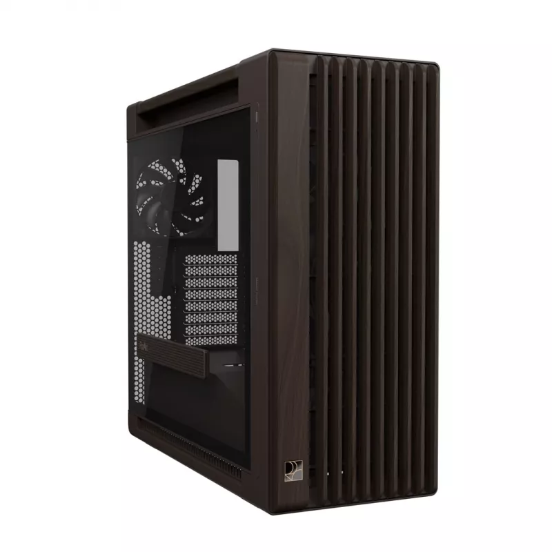 ASUS ProArt PA602 Wood Edition Retro Brown - Tempered Glass Panel Mid Tower Case