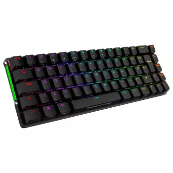 ASUS ROG Falchion NX Mechanical Gaming Keyboard, 65% Form Factor, ROG NX Red Switches, Wireless/Wired, RGB Backlight, Black