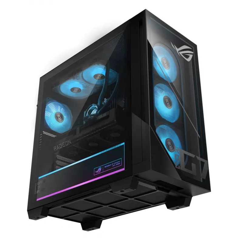 ASUS ROG G700 GM700TZ-R9800X283W Gaming Tower PC - AMD Ryzen 7 9800X3D, 32GB DDR5, 2TB SSD, Radeon RX 9070 XT, Windows 11 Home, Black