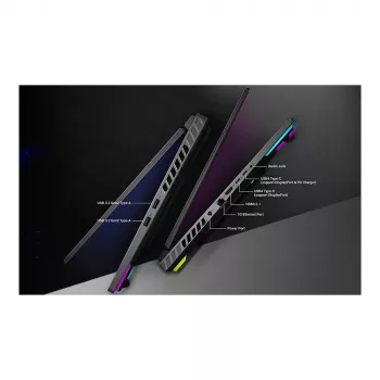 ASUS ROG Strix G16 G614FR-TS229W Gaming Laptop, 16 inch WQXGA IPS 300Hz, AMD Ryzen 9 9955HX, 32GB DDR5, 1TB SSD, GeForce RTX 5070 Ti 12GB, Windows 11 Home, German QWERTZ keyboard