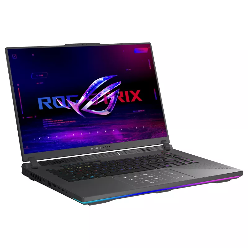 ASUS ROG Strix G16 G614FR-TS229W Gaming Laptop, 16 inch WQXGA IPS 300Hz, AMD Ryzen 9 9955HX, 32GB DDR5, 1TB SSD, GeForce RTX 5070 Ti 12GB, Windows 11 Home, German QWERTZ keyboard