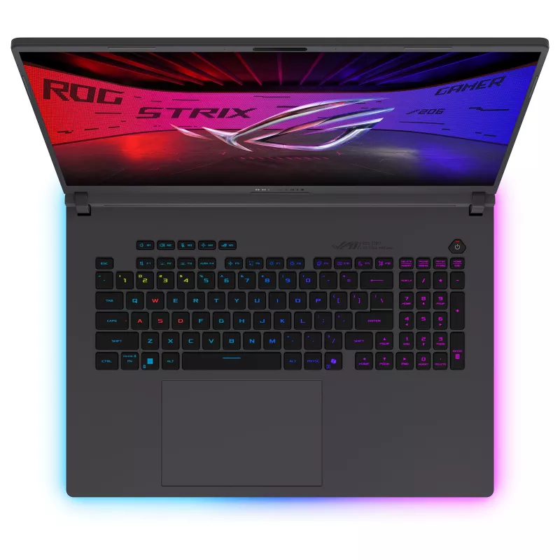 ASUS ROG Strix G18 G815LR-TT300W Gaming Laptop, 18-inch QHD+ 240Hz, Intel Core Ultra 9 290HX, 32GB RAM, 1TB SSD, NVIDIA GeForce RTX 5070 Ti, Windows 11 Home, German Keyboard, Eclipse Gray