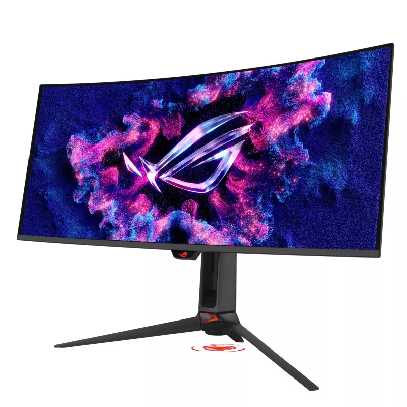 ASUS ROG Swift OLED PG34WCDN 34-inch Curved Gaming Monitor, WQHD, 360Hz, QD-OLED, HDMI, DP, USB-C, USB Hub, Black