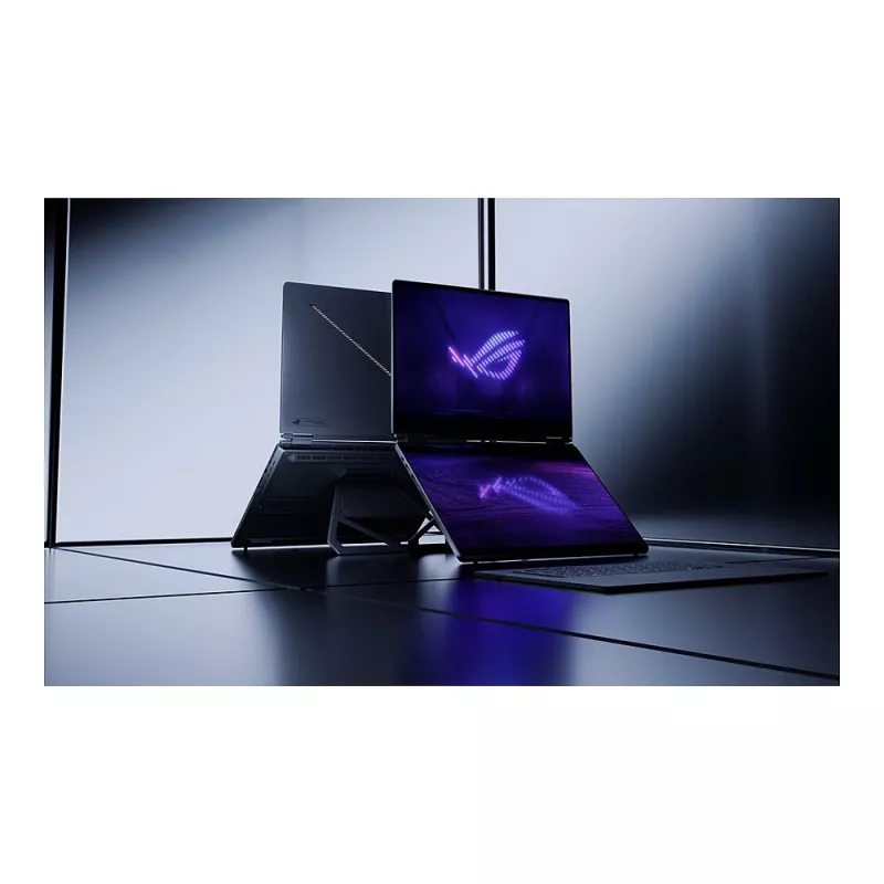 ASUS ROG Zephyrus Duo 16 GX651AX-SR004W Gaming Laptop, 16 inch QHD+ 240Hz, Intel Core i9-13980HX, 64GB DDR5, 2TB SSD, NVIDIA GeForce RTX 5090, Windows 11 Home, German Keyboard