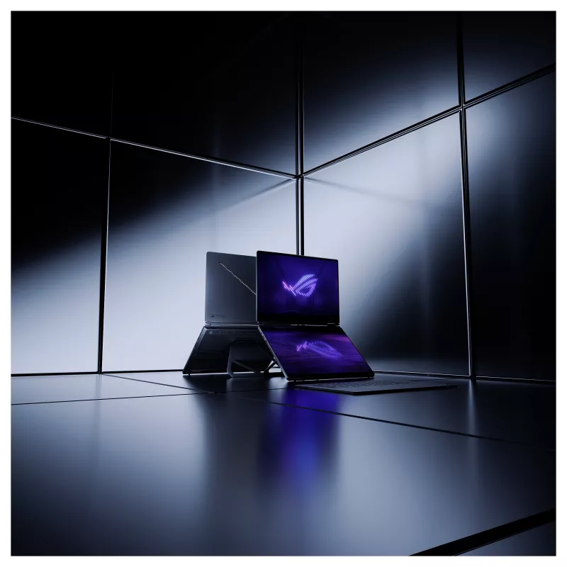 ASUS ROG Zephyrus Duo 16 GX651AX-SR004W Gaming Laptop, 16 inch QHD+ 240Hz, Intel Core i9-13980HX, 64GB DDR5, 2TB SSD, NVIDIA GeForce RTX 5090, Windows 11 Home, German Keyboard