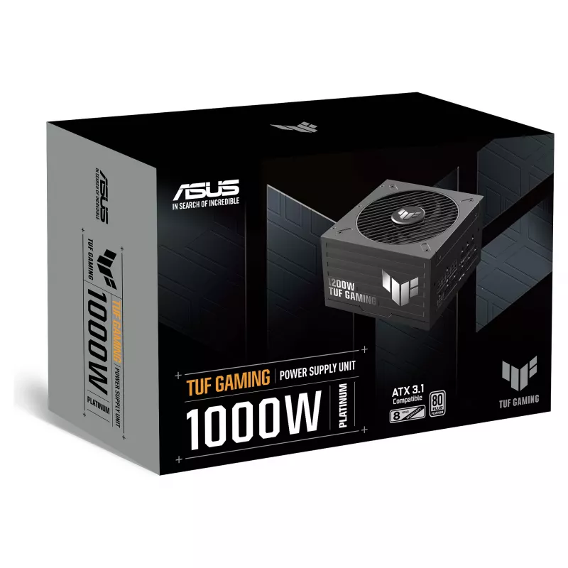 ASUS TUF Gaming 1000P 1000W 80+ Gold Fully Modular ATX Power Supply (Black)