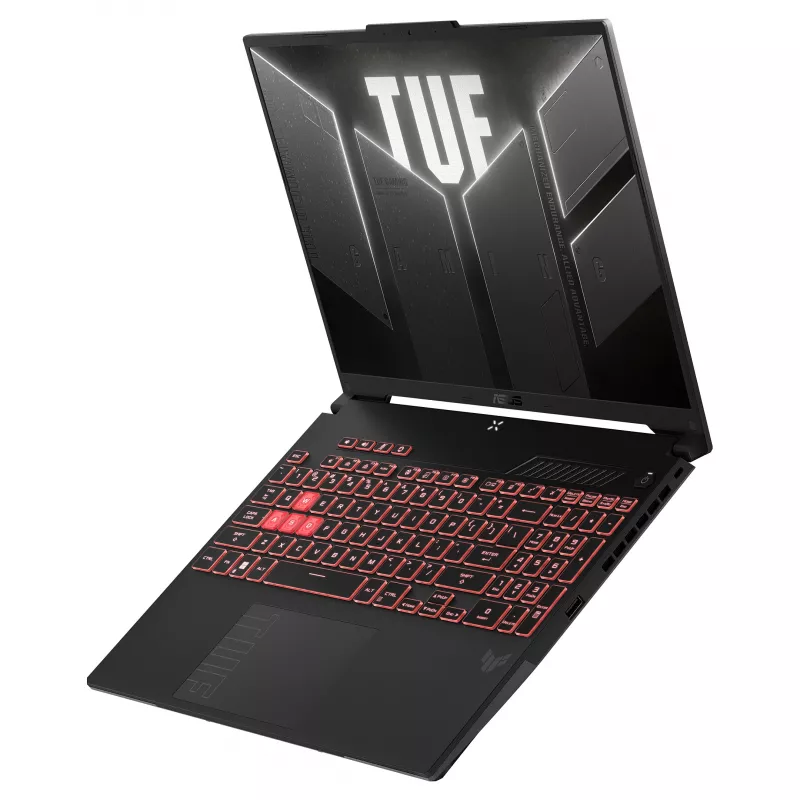 ASUS TUF Gaming A16 FA607NUQ-RL038W 16 inch WUXGA 165Hz Gaming Laptop, AMD Ryzen 7 7735HS, 16GB DDR5, 512GB SSD, NVIDIA GeForce RTX 4050 6GB, Windows 11 Home, Jaeger Gray, German Keyboard