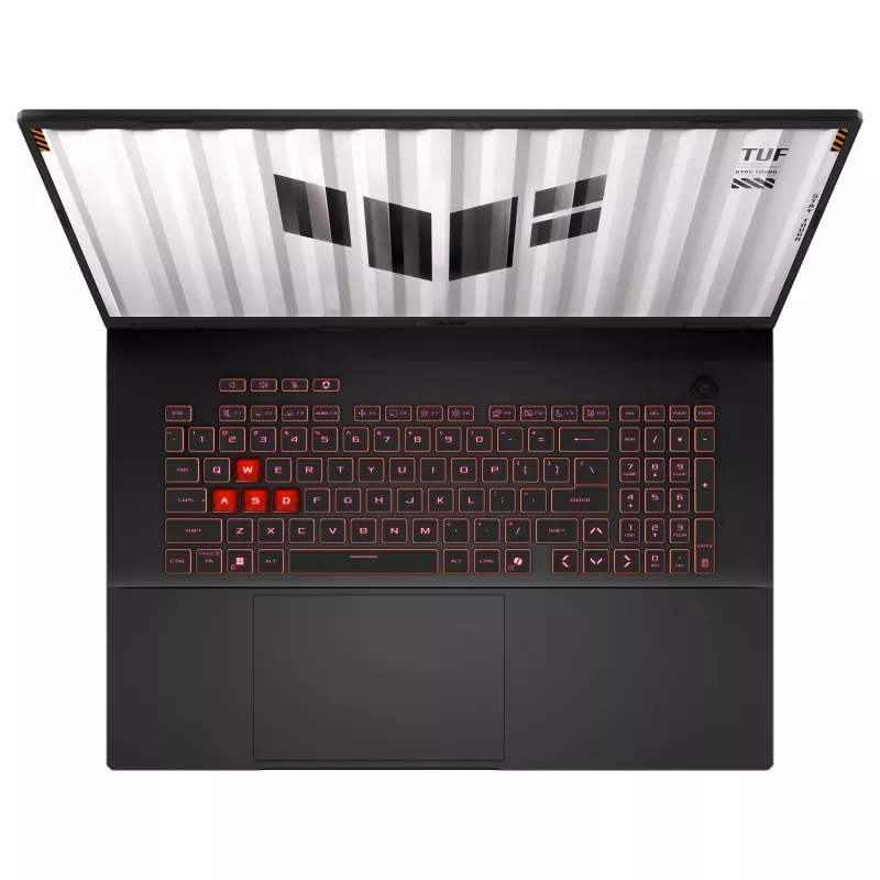 ASUS TUF Gaming A18 FA808UP-S8133W Gaming Laptop, 18 inch WUXGA IPS 144Hz, AMD Ryzen 7 260, 16GB DDR5, 512GB SSD, GeForce RTX 5070 8GB, Windows 11 Home, German QWERTZ keyboard