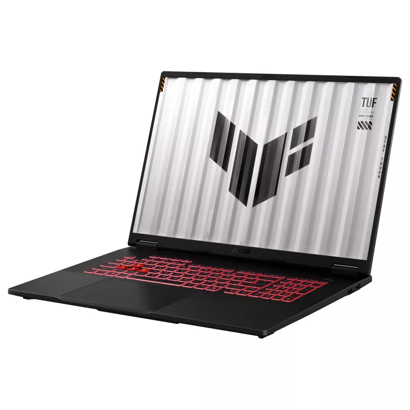 ASUS TUF Gaming A18 FA808UP-S8133W Gaming Laptop, 18 inch WUXGA IPS 144Hz, AMD Ryzen 7 260, 16GB DDR5, 512GB SSD, GeForce RTX 5070 8GB, Windows 11 Home, German QWERTZ keyboard