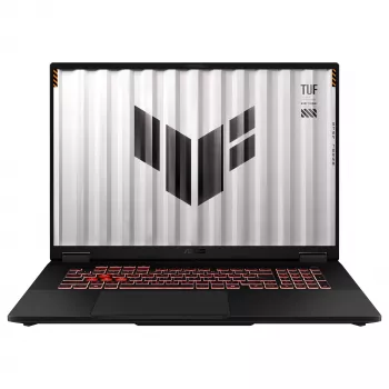 ASUS TUF Gaming A18 FA808UP-S8133W Gaming Laptop, 18-inch WUXGA 165Hz, AMD Ryzen 7 8845HS, 16GB DDR5, 512GB SSD, NVIDIA GeForce RTX 5070, Windows 11 Home, German Keyboard Layout, Mecha Gray