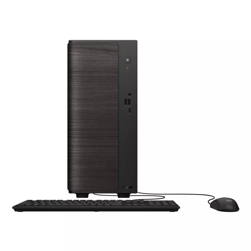 ASUS V500 Mini Tower V501MV-05210H052W Intel Core 5 210H 8GB DDR5 512GB SSD Windows 11 Home PC Black Wood