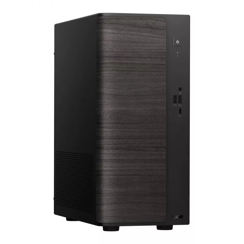 ASUS V500 Mini Tower V501MV-05210H052W Intel Core 5 210H 8GB DDR5 512GB SSD Windows 11 Home PC Black Wood