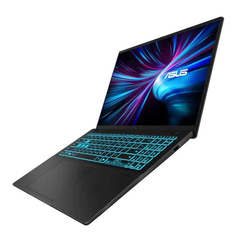 ASUS VivoBook 16 V3607VH Gaming Laptop, 16 inch WUXGA 120Hz, Intel Core 7 240H, GeForce RTX 5050, 16GB DDR5, 1TB SSD, Windows 11 Pro, Black