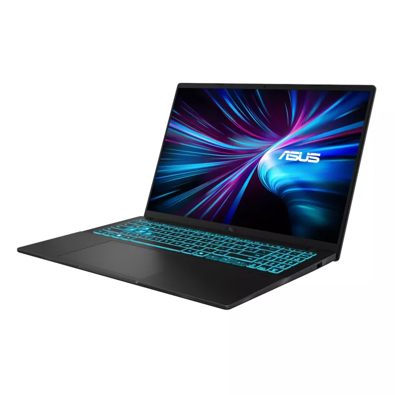 ASUS VivoBook 16 V3607VH Gaming Laptop, 16 inch WUXGA 120Hz, Intel Core 7 240H, GeForce RTX 5050, 16GB DDR5, 1TB SSD, Windows 11 Pro, Black