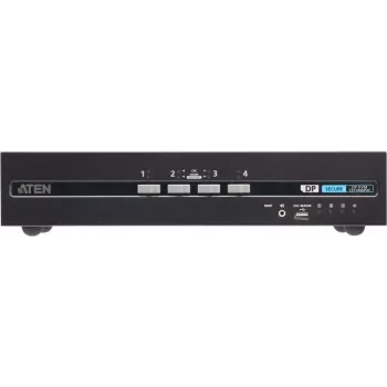 ATEN 4-Port Secure KVM Switch with Dual DisplayPort, CAC Support, NIAP PP v4.0 Certified (CS1144DP4C)