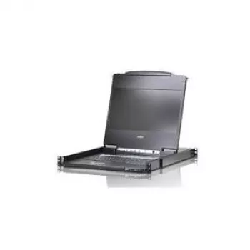 ATEN CL6700MW 1U 17 inch Full HD DVI LCD KVM Console - Black CL6700MW-AT-XG-2XK06DNG