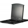 ATEN KL1508AiM CH 8-Port 17 inch LCD Cat5e/6 KVM Over IP Switch (Dual Rail, Swiss Keyboard)