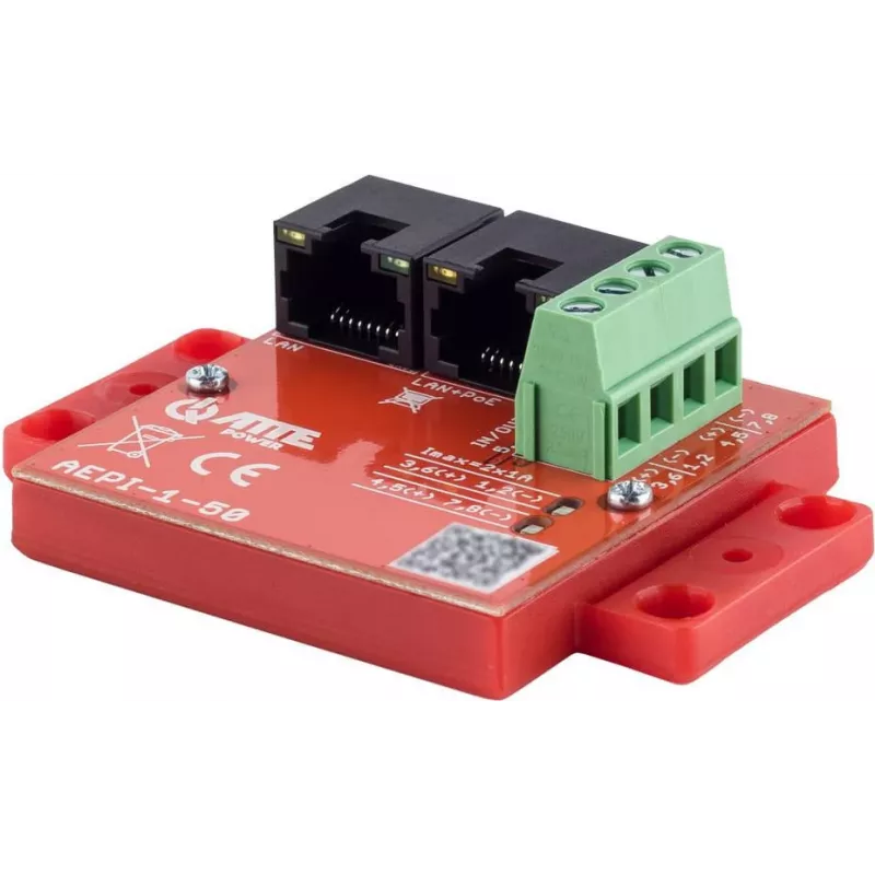 ATTE AEPI-1-50 Passive PoE Adapter 1-Channel 10/100/1000 Mbps Gigabit Ethernet