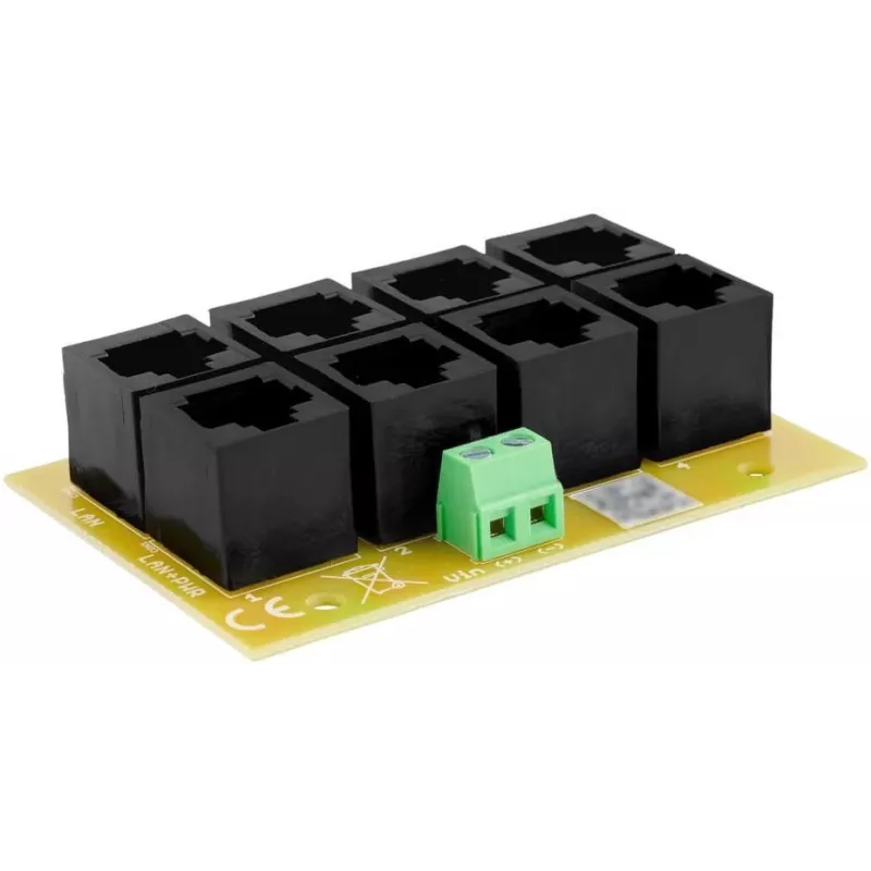 ATTE AEPI-4-10-OF 4-Channel Passive PoE Adapter, 10/100 Mbps