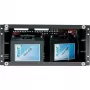 ATTE IPUPS-8-20-R5U0 10-Port Rackmount PoE Switch with 8 PoE Ports and 2 Gigabit Uplinks, 120W Budget