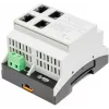 ATTE SWPS-4-11-DIN4 Industrial 4-Port PoE+ Switch with Built-in Power Supply, DIN Rail Mount, 60W Budget