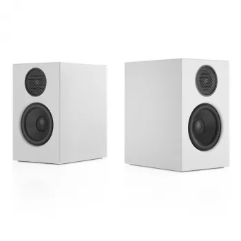 Audio Pro A28 Linkplay Wi-Fi Multiroom Powered Stereo Speaker System with Bass Reflex – White
