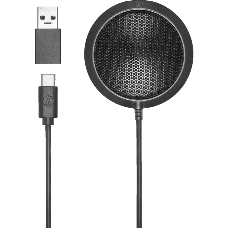 Audio-Technica ATR4697-USB Condenser Microphone Black USB-C USB-A