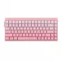 AULA HERO84 HE Pink Gradient Contour Dragon King RGB Gasket Mechanical Keyboard