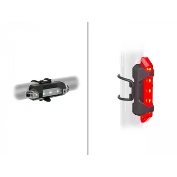 Author A-Stake Mini USB Rechargeable Bicycle Light Set