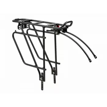 Author ACR-65-Alu Rear Rack with Carrymore System, Black