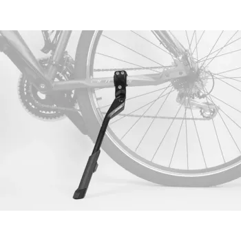 Author AKS-630 RS Adjustable Clamp-on Bicycle Kickstand for E-bike 24-29 inch, Black