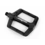 Author APD-F13-NYLON Flat Pedals - Black, Nylon Composite, Chromoly Axle, 9/16 inch