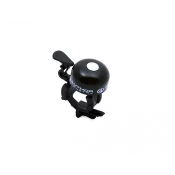 Author AWA-51 Bicycle Bell, Black, 35 mm Dome, 22.2 mm Handlebar Mount