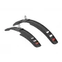 Author AXP Junior 16-20 Mudguard Set - Front & Rear, Black, for 16-20 inch Kids Bikes