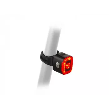 Author Cubus USB Rechargeable Rear Bike Light with Automatic Brake Sensor, COB LED 70 lm, Black/Red