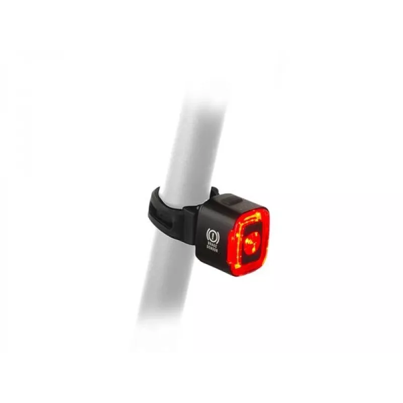 Author Cubus USB Rechargeable Rear Bike Light with Automatic Brake Sensor, COB LED 70 lm, Black/Red
