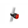 Author Cubus USB Rechargeable Rear Bike Light with Automatic Brake Sensor, COB LED 70 lm, Black/Red