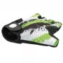Author Junior X6 Short Finger Cycling Gloves, Size S, Green/White/Black