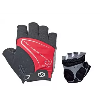 Author Lady Comfort Gel Fingerless Cycling Gloves - Women's Size S, Red/Black