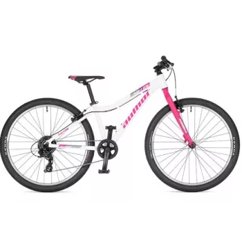 Author Limit 26 inch Mountain Bike, 21-Speed, Alloy Frame, Suspension Fork, Extreme White/Suzy Pink